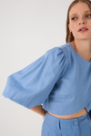 Blusa Linho Transpasse Frente