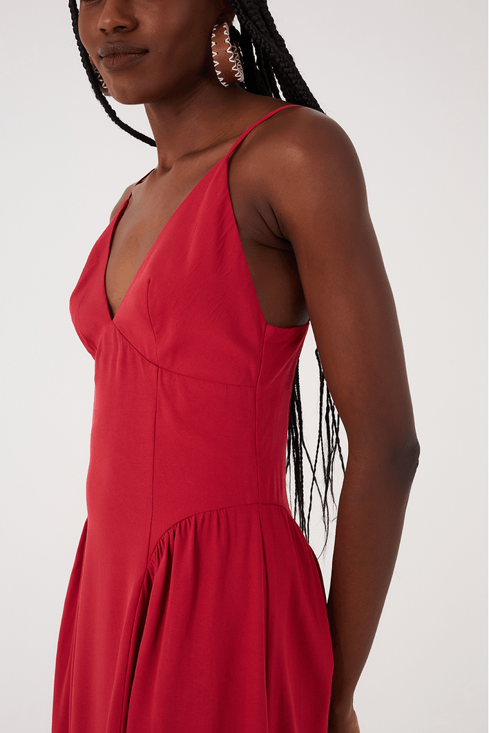 Vestido Cropped Recortes