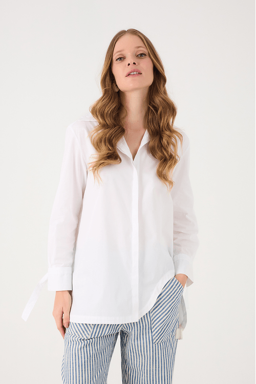 Camisa Algodão Fraldada