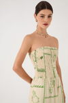 Vestido Cropped Estampa Rio