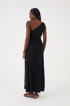 Vestido Longo Linho Cintura Deslocada
