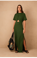 Vestido Franzido Frente