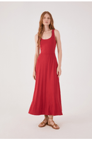 Vestido Decote Costas Bicolor