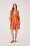Vestido Curto Lurex Recortes