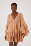 Vestido Curto Lurex Recortes
