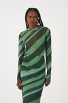 Body Tule Estampa Floresta