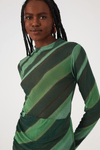 Body Tule Estampa Floresta