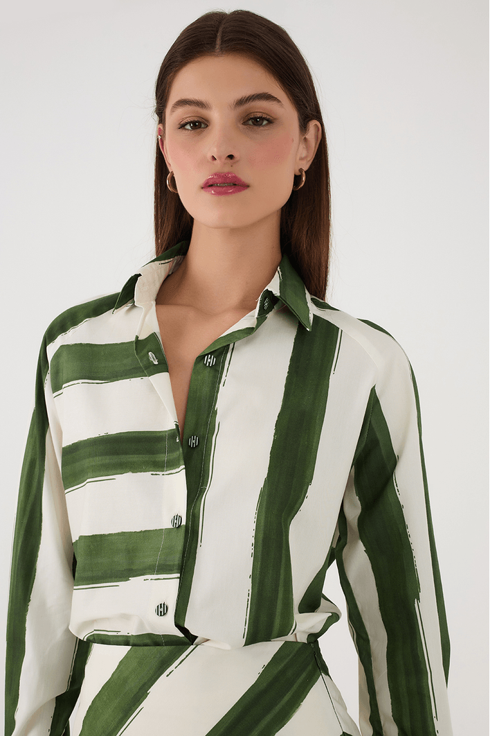 Camisa Estampa Natureza