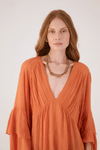 Vestido Curto Lurex Recortes