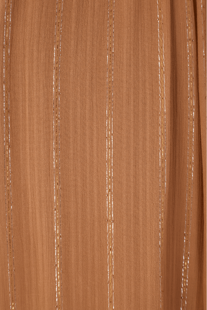 Vestido Curto Lurex Recortes