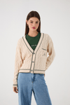Cardigan Tricot Bordado Rio