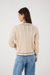 Cardigan Tricot Bordado Rio