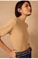 Blusa Tricot Manga Curta