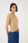 Blusa Tricot Manga Curta