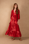 Vestido Cropped Boho Estampa Orquidário