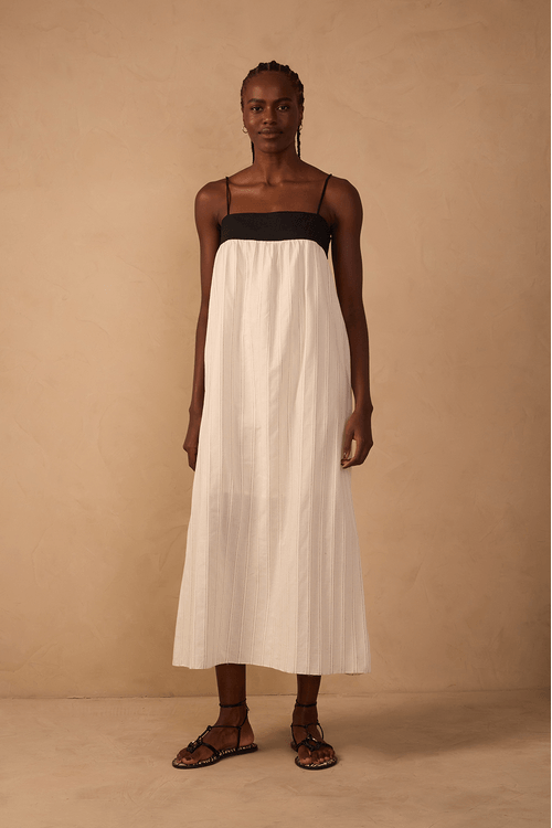 Vestido Cropped Pala Linho