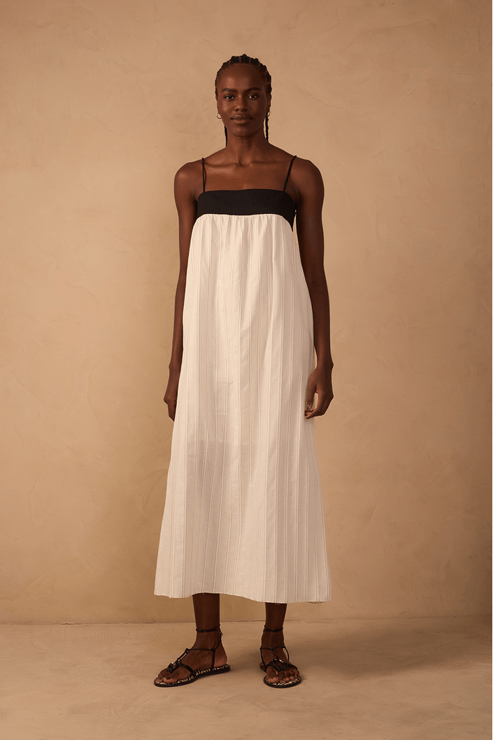 Vestido Cropped Pala Linho