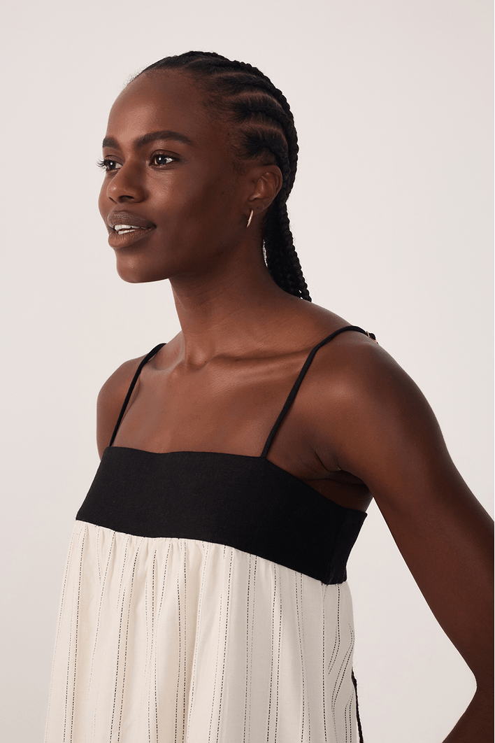 Vestido Cropped Pala Linho