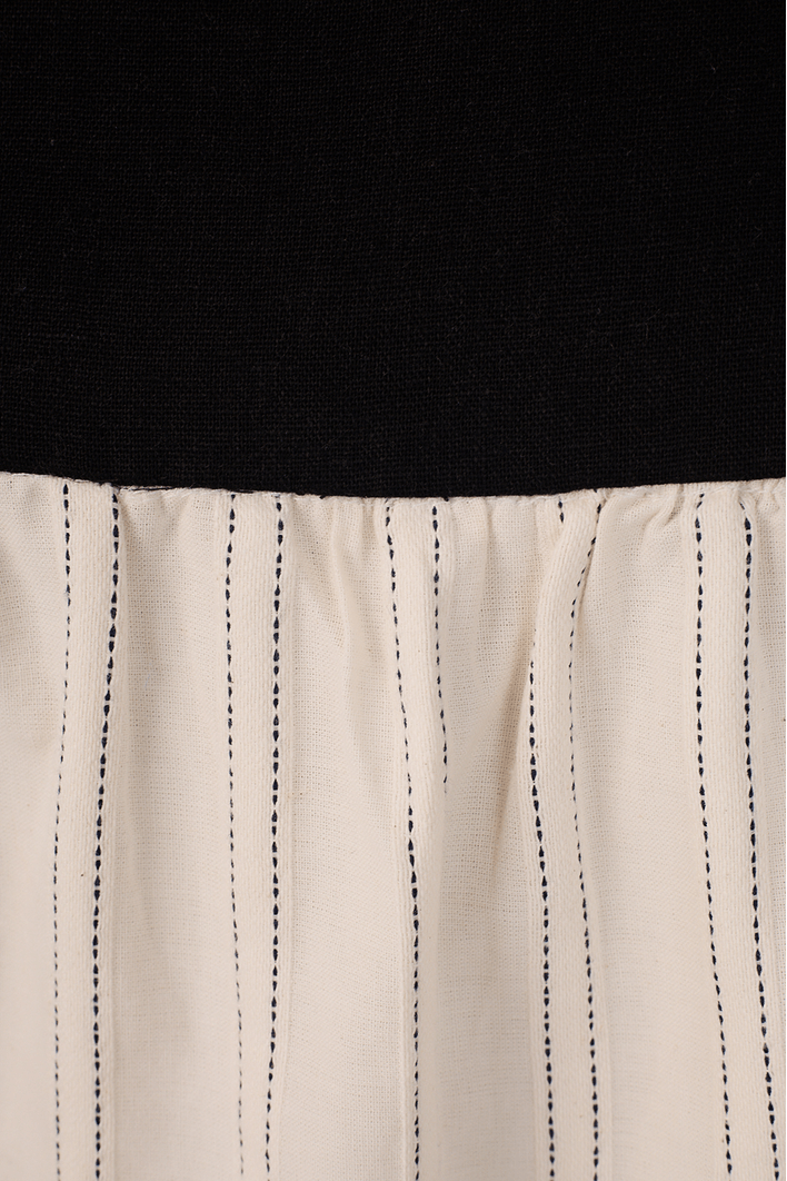 Vestido Cropped Pala Linho