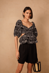Blusa Algodão Bordado Ondas