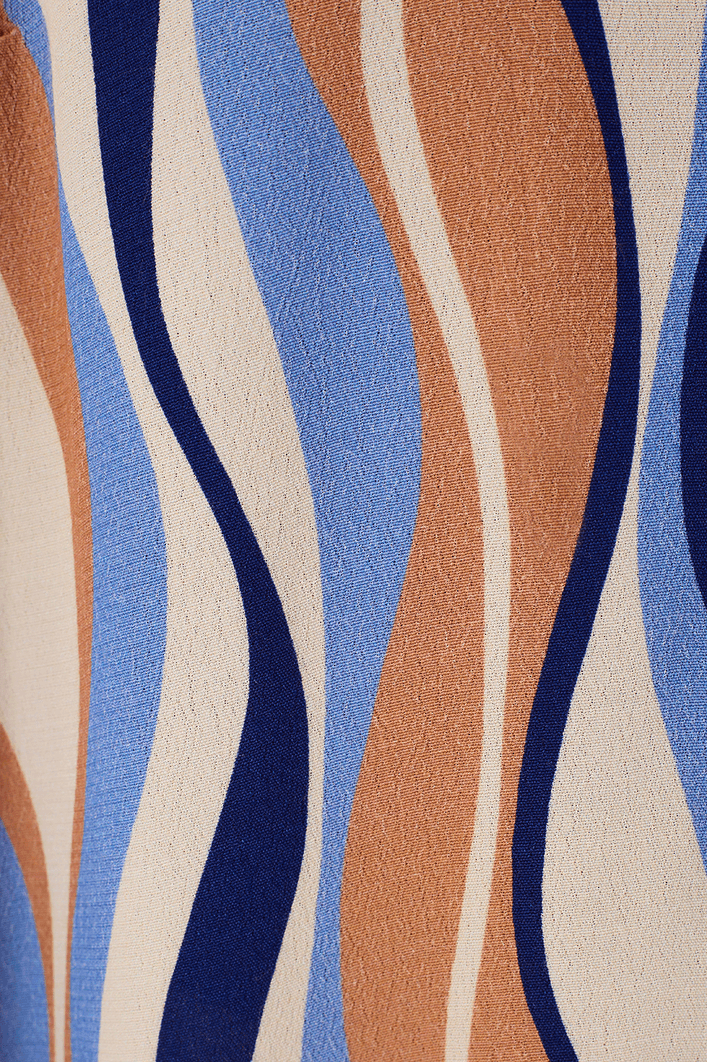 Camisa Crepe Estampa Carioca