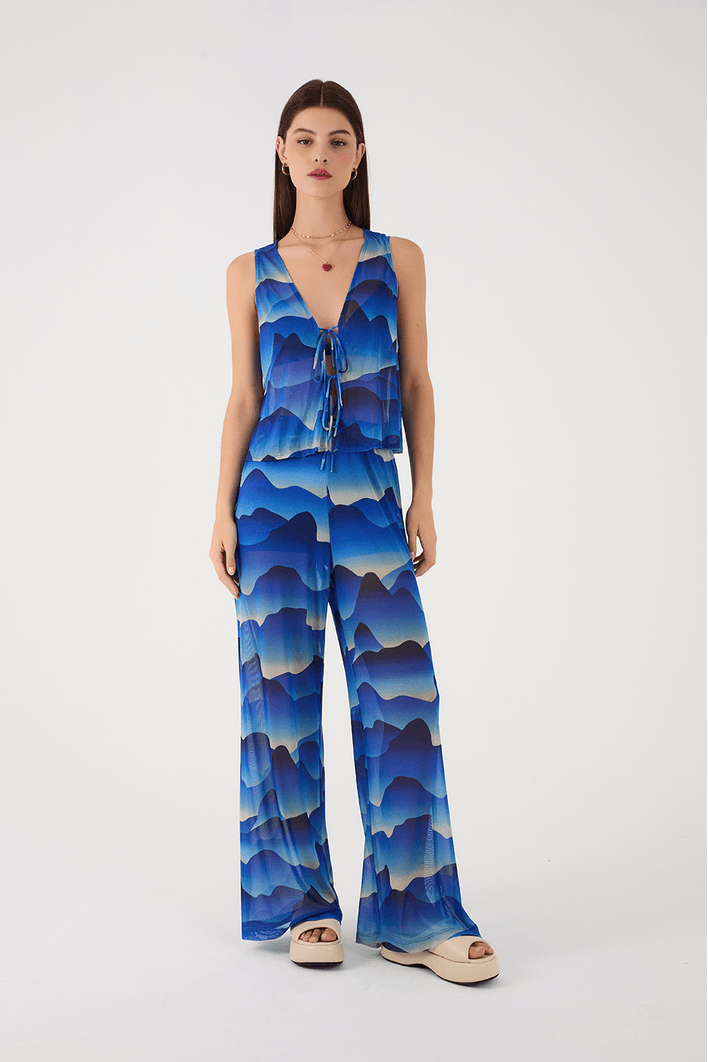 Calça Tule Estampa Urca
