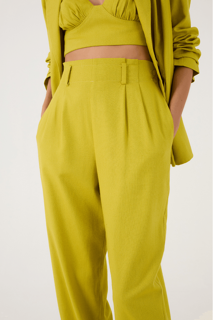 Calça Linho Cenoura