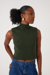 Blusa Tricot Gola Alta
