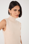 Blusa Tricot Gola Alta
