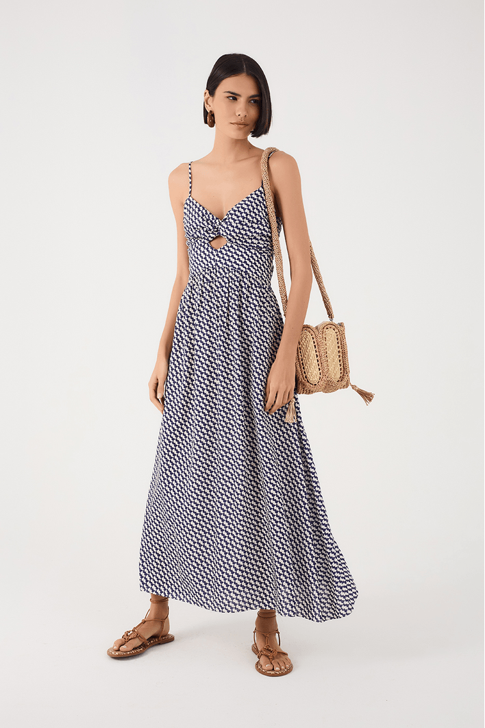 Vestido Cropped Estampa Gávea