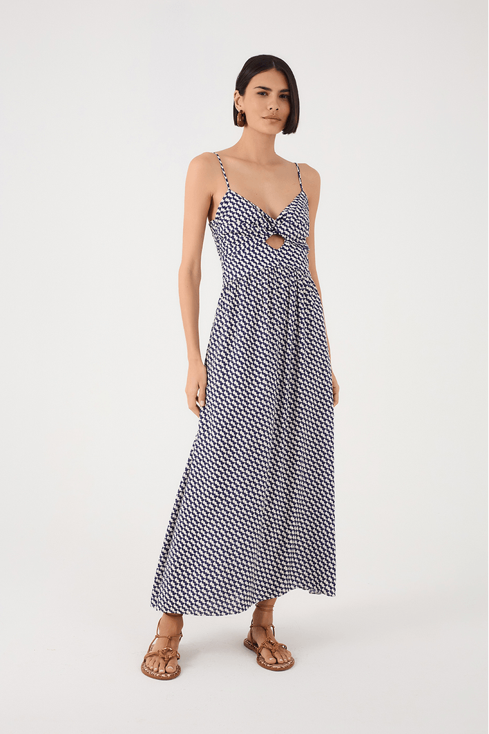 Vestido Cropped Estampa Gávea