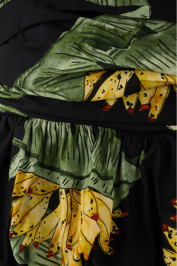 Blusa Tricoline Estampa Paraíso