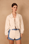Blusa Sarja Amarração