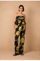 Calça Tricoline Estampa Paraíso