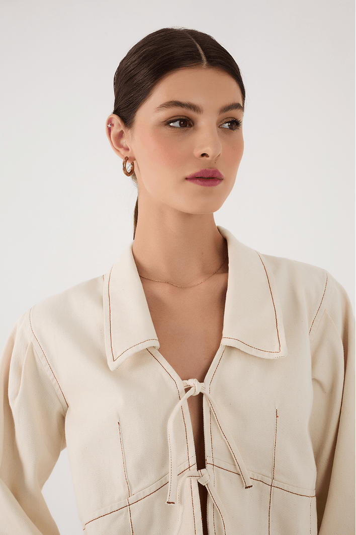 Blusa Sarja Amarração