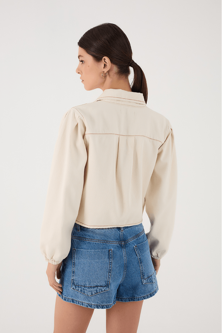 Blusa Sarja Amarração