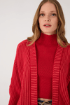Casaco Tricot Bicolor