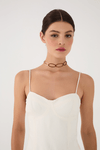 Vestido Linho Cropped