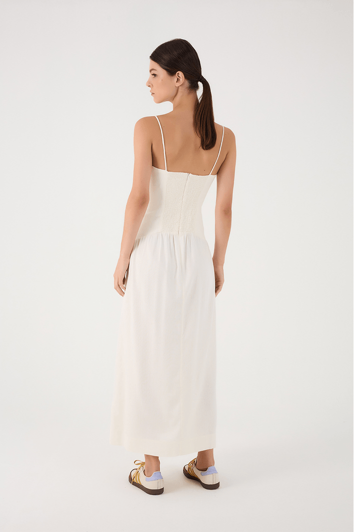 Vestido Linho Cropped