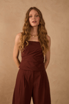 Blusa Algodão Pregas