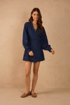 Vestido Jeans Manga