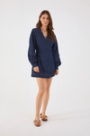 Vestido Jeans Manga