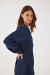 Vestido Jeans Manga