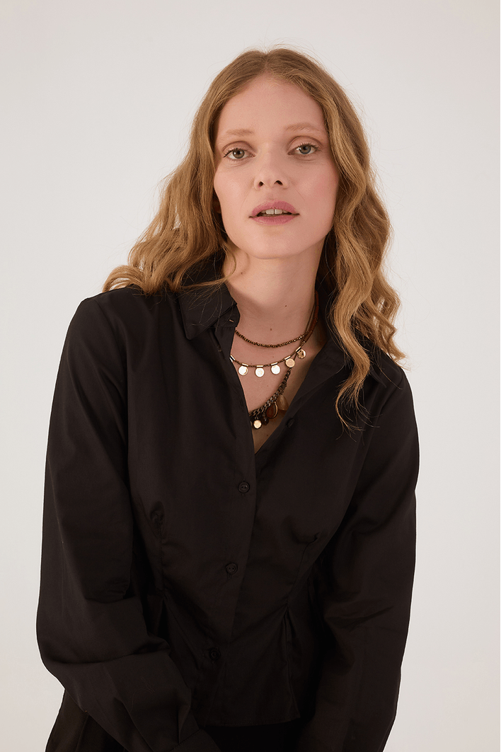 Camisa Algodão Peplum