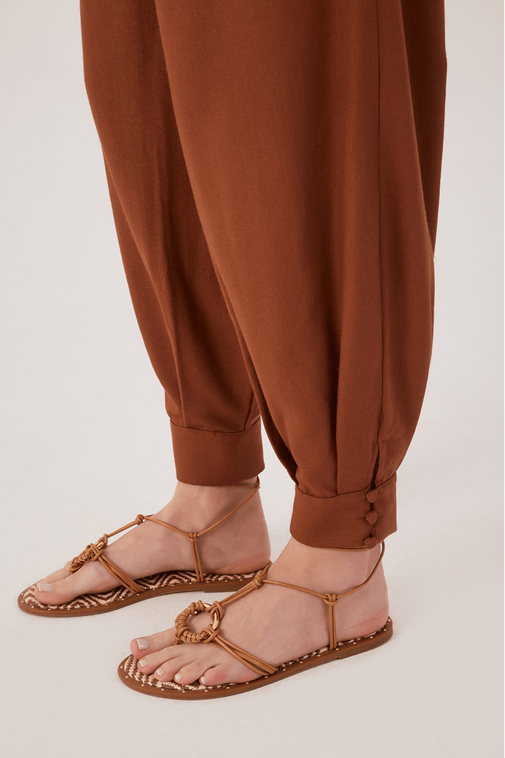 Calça Linho Punho