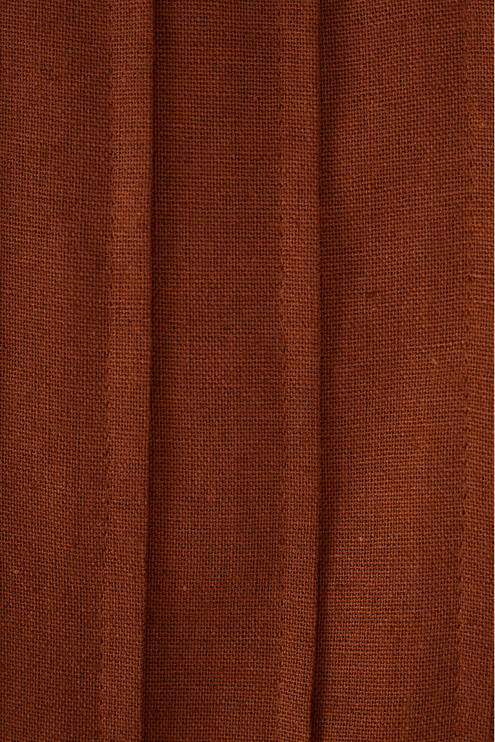 Vestido Curto Nervura Linho