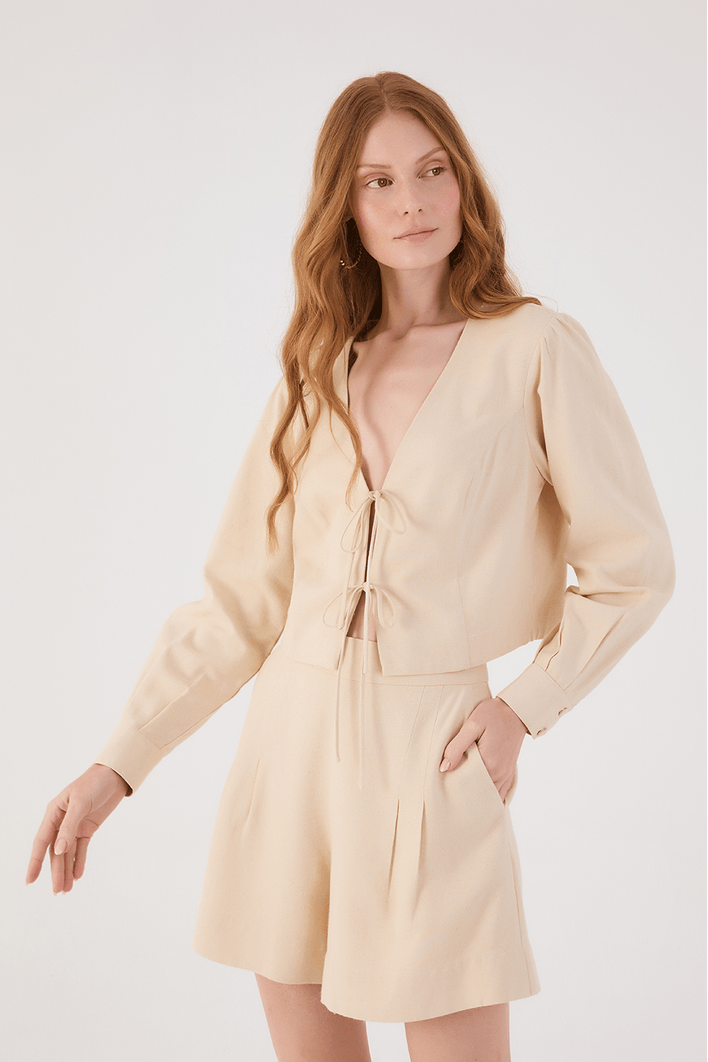 Blusa Amarrações Linho