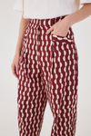 Calça Tricoline Estampa Copa