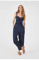 Calça Jeans Barrel Zíper