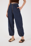 Calça Jeans Barrel Zíper